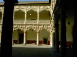 Patio de los leones del palacio del Infantado de Guadalajara